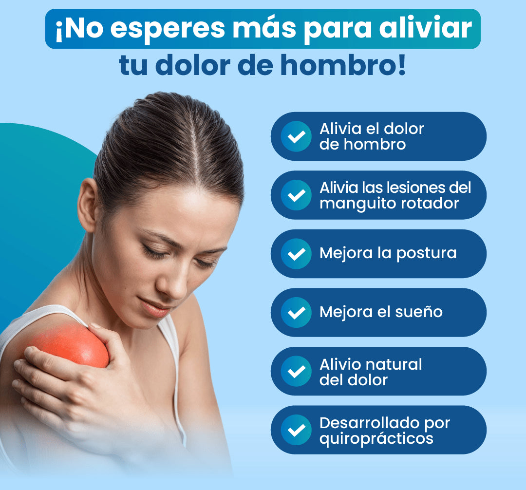 Hombrera AgeRelief™ la # 1 y más vendida