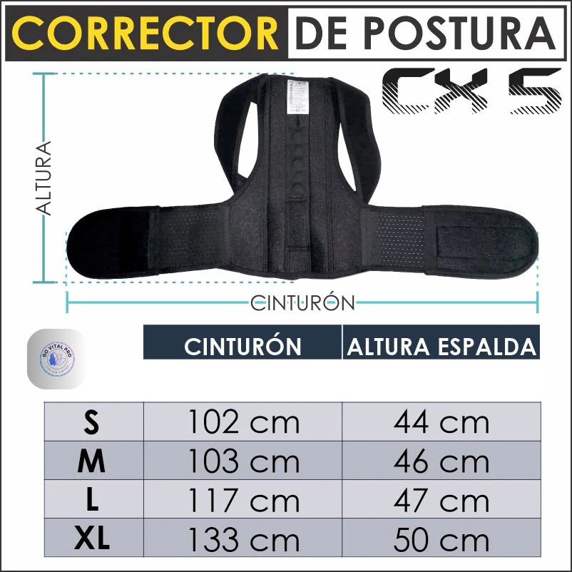 CORRECTOR DE POSTURA PREMIUM CX5 ™